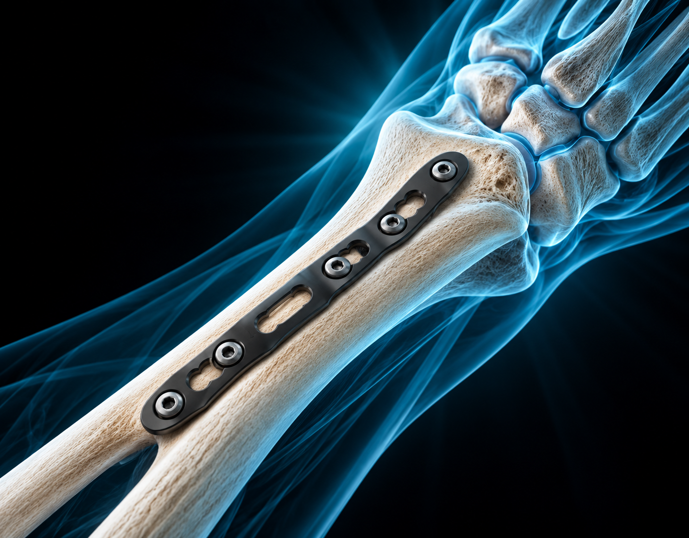 2.7MM Straight Distal Radius LCP